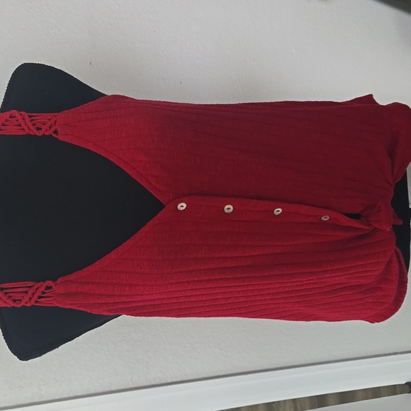 Maurices Button down Racerback Top - Picture 4 of 5